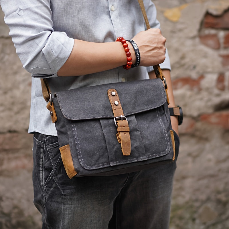 Lars | Retro Canvas Reis Schultertasche