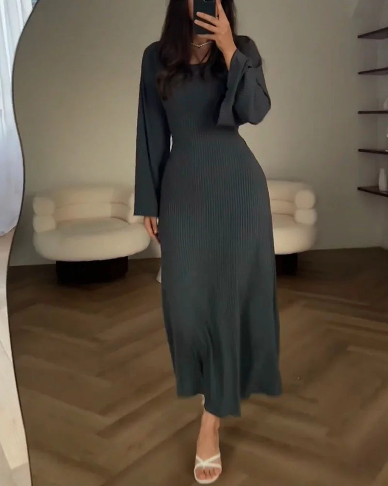 ALLYSON | Elegantes Langarmkleid