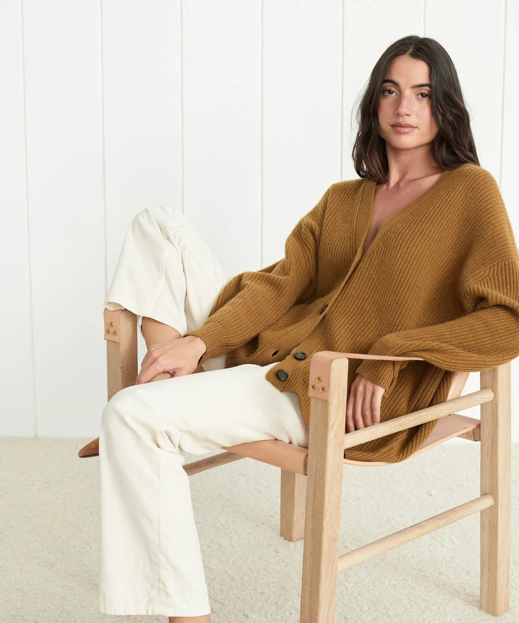 Lena | Exquisite Kaschmirmischung Strickjacke für Klassische Eleganz