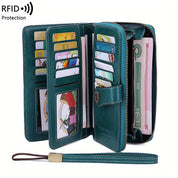Skyla | Retro RFID Reisegeldbörse | Große Kapazität