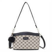 Mila | Leren Schultertasche für Damen mit Karomuster