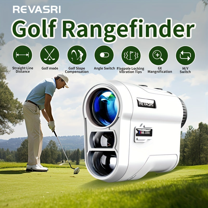 Advanced Golf -Entfernungsmesser mit Steigungskompensation, 914 m Reichweite, 6 -facher Vergrößerung - Genauer Golfabstandsfinder mit Vibrationsfeedback-2
