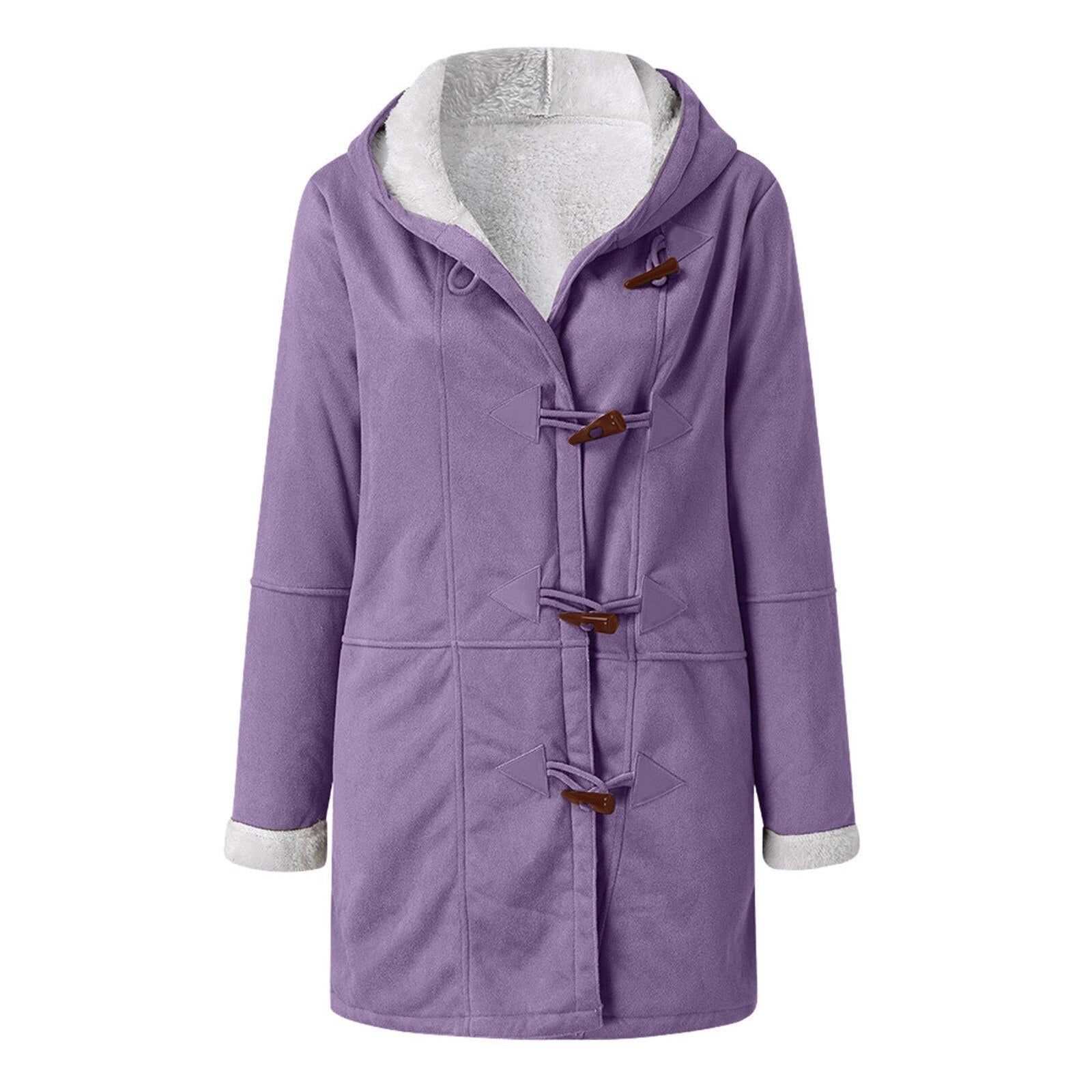 Ingrid | Warme Fleecejacke mit Kapuze für Damen