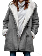 Ingrid | Warme Fleecejacke mit Kapuze für Damen
