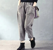 THEA | Lässige Fleece Winter Baggy Hose