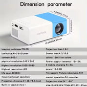 Ultra-Helldichter Mini-Projektor (3000 Lumen) - LumoBeam