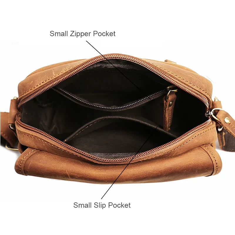 Romeo | Kompakte Ledere Kleine Schultertasche
