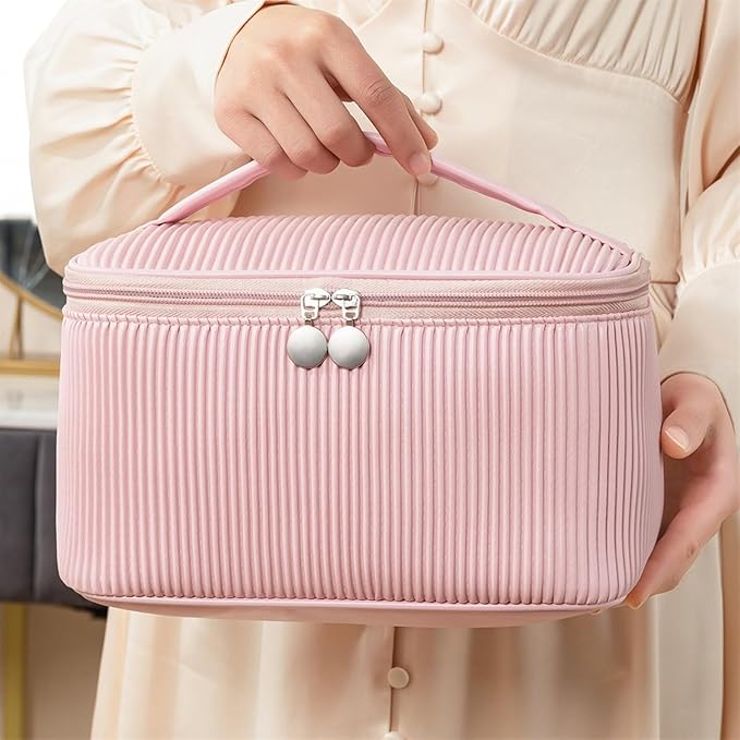 Raquel | Reißverschluss-Toast Reise-Make-up Kosmetik Toiletten-Set Tasche