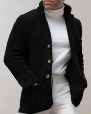 Mason | Stylisher Herrenpullover mit Knopfmuster