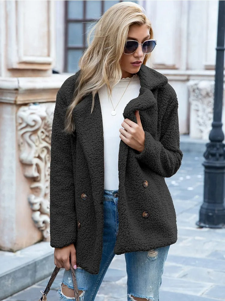 Lena | Flauschiger Wintermantel – Ein Must-have für die Kalte Saison