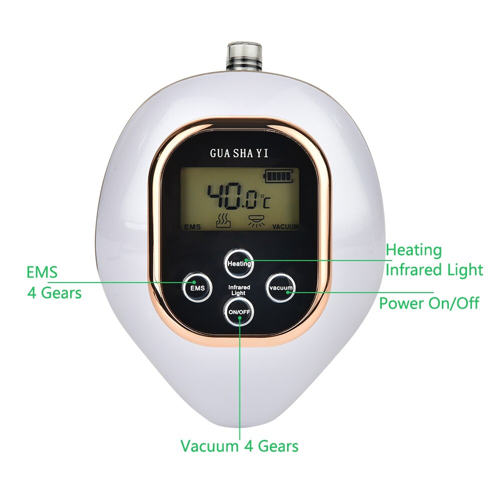 Elektrische Vakuumkörpermassagemaschine - LCD -Display für Anti -Cellulite- und Muskelentlastung-4
