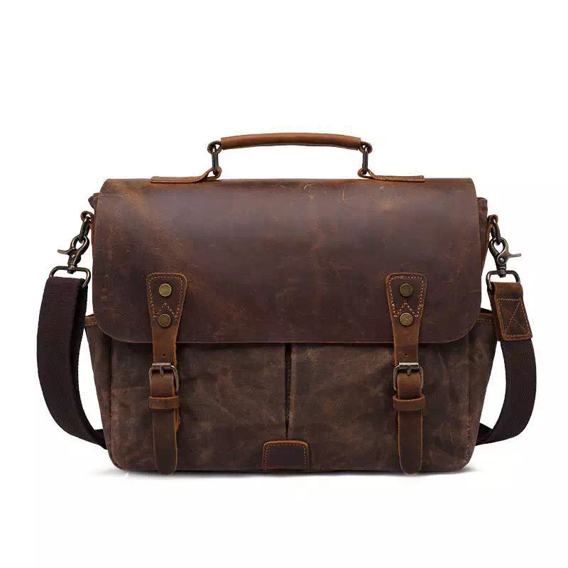 Victor | Robuste Canvas-Schultertasche