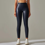 ALEX | Stylische Hochtaillierte Leder-Legging