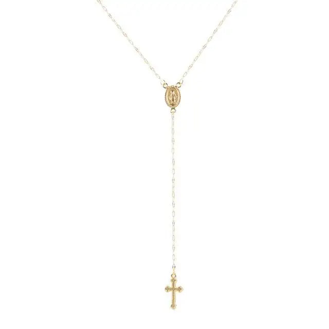 Emma | Elegante Rosenkranz Halskette für Damen