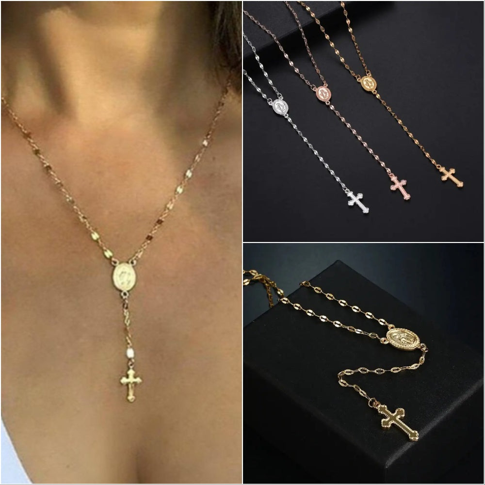 Emma | Elegante Rosenkranz Halskette für Damen