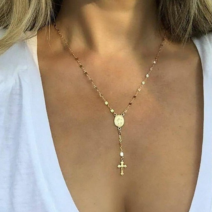 Emma | Elegante Rosenkranz Halskette für Damen