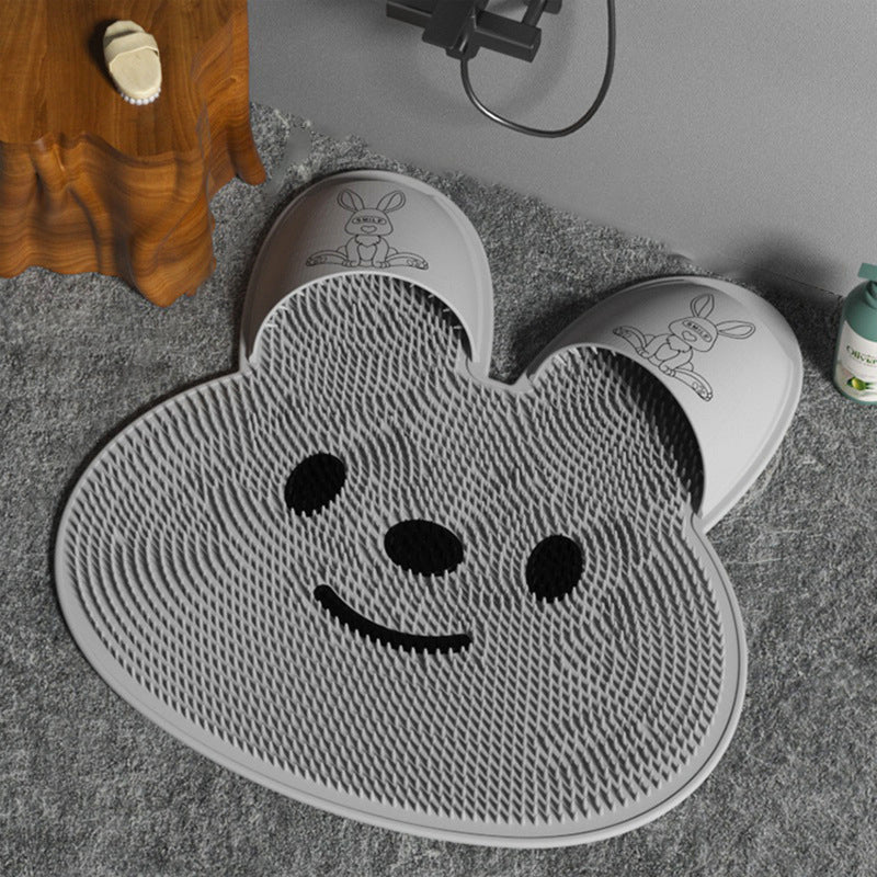  Silikonbadematte - Massage -Design für 360 ° Reinigung und Entspannung-1