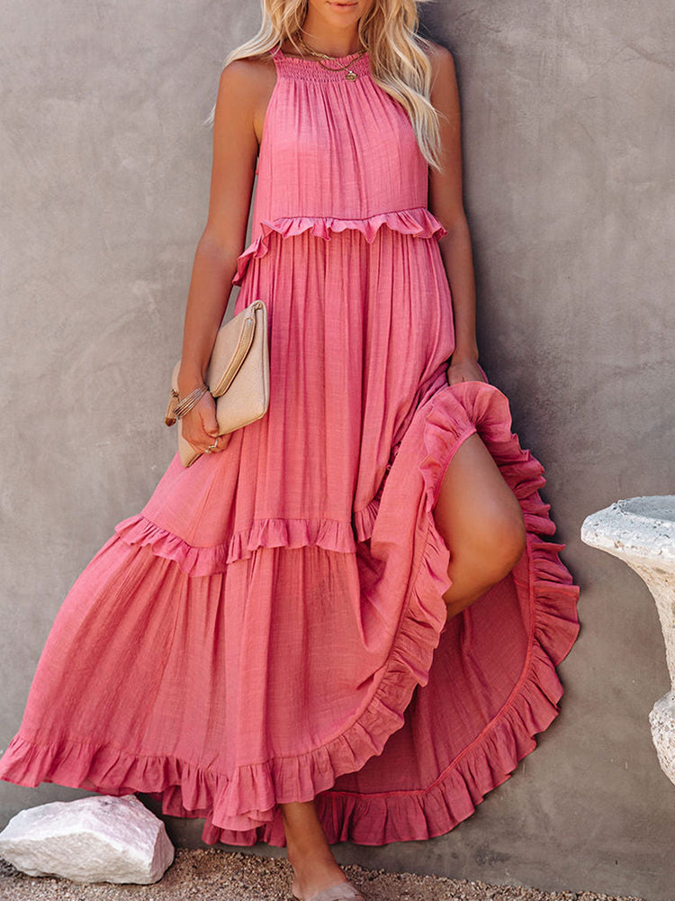 Lunaglam - Elegant ärmellose Abendkleid-6