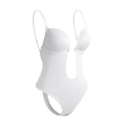 Deep V -Ausschnitt Shapewear Body - Ultimate Body Shaper für makellose Silhouette-5