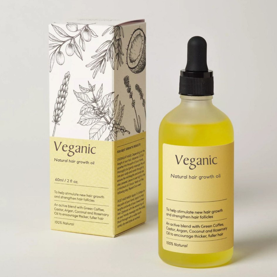 Veganischer Glanz - 100% natürliches Haarwachstumöl-1