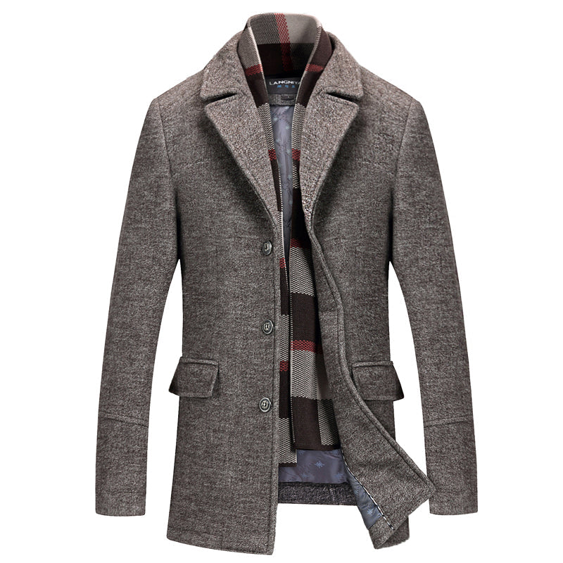 Erwin | Eleganter Herren Wollmantel für den Winter