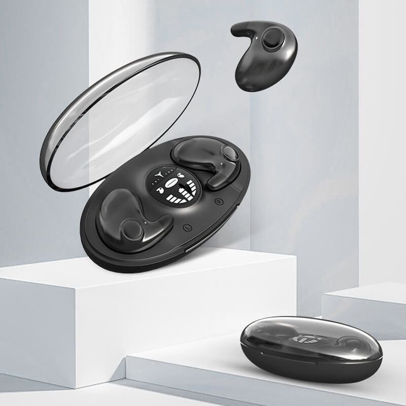 Drahtlose Schlafkopfhörer - unsichtbare Bluetooth -Ohrhörer mit IPX5 wasserdichtem Design für bequemen Schlaf-6