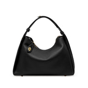 Lila | Vielseitige Genarbte Leder Crossbody Tasche