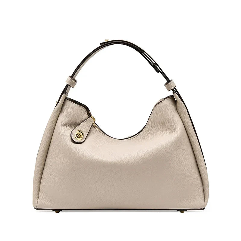 Lila | Vielseitige Genarbte Leder Crossbody Tasche
