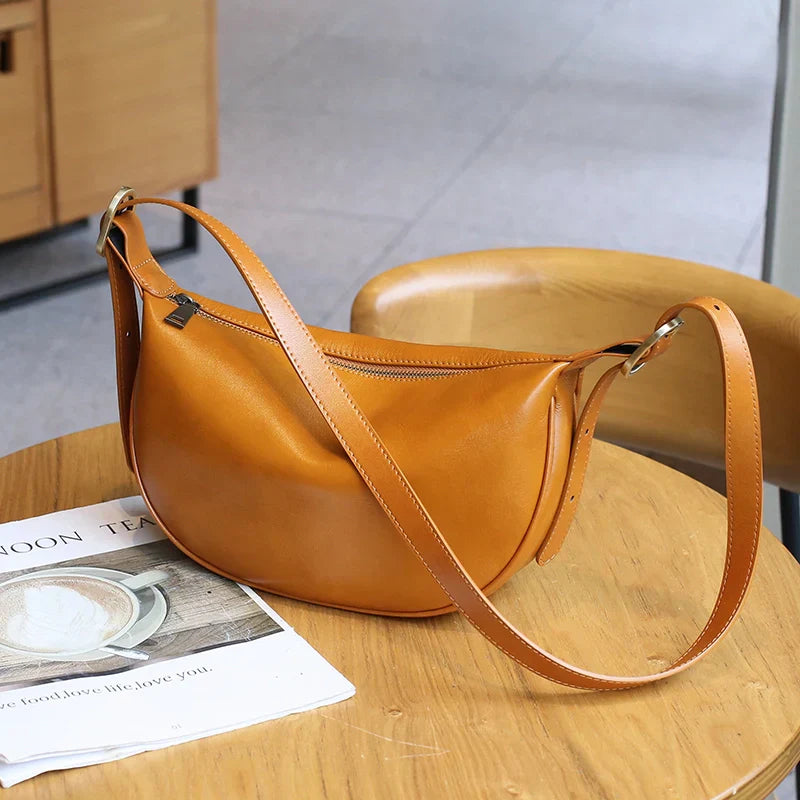 Maya | Elegante Leder Crossbody Tasche