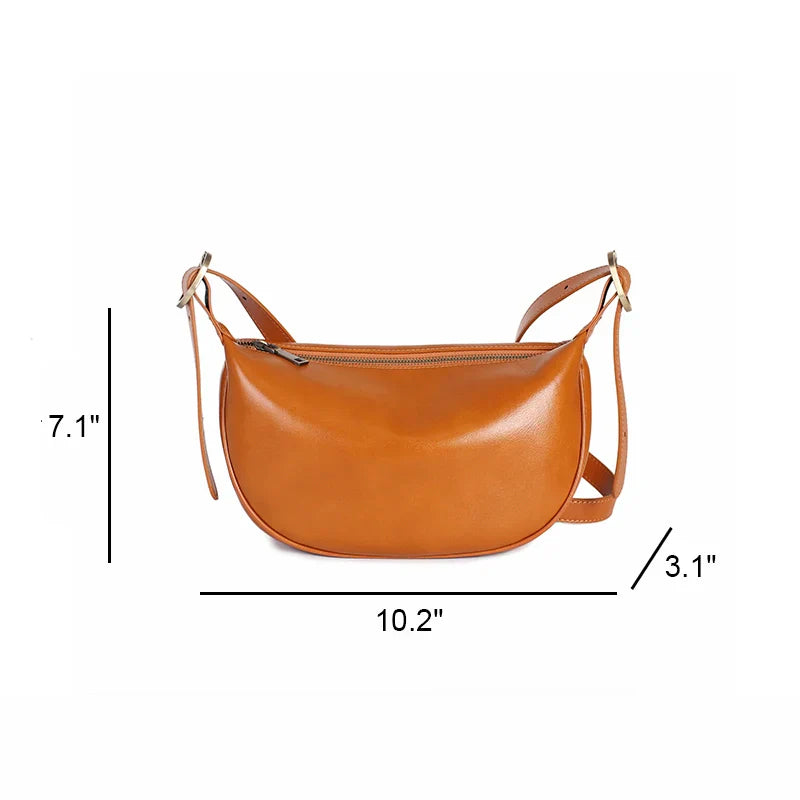 Maya | Elegante Leder Crossbody Tasche